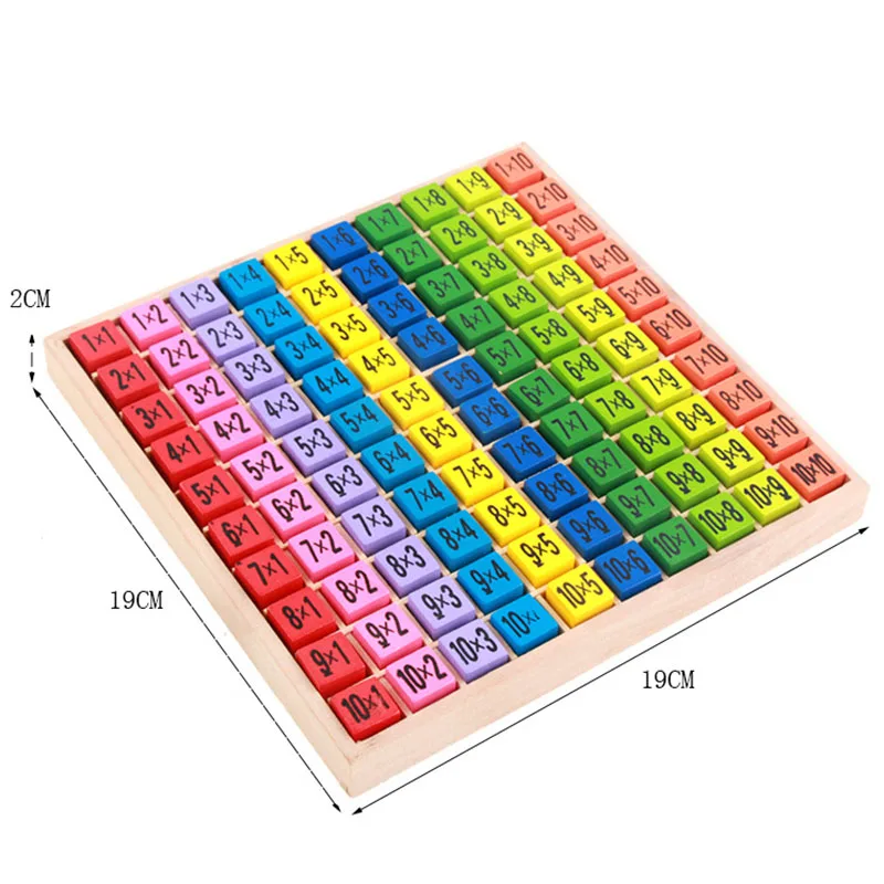 

99 Multiplication Table Math Arithmetic Teaching Aids For Kids Educational Wooden Toys For Children Baby Toys