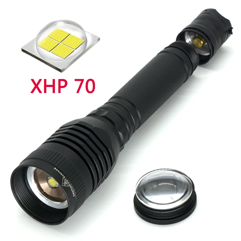 Litwod Z20V53 CREE XHP70 конвой Объектив 32 Вт чип лампа 18650 3200lm Мощный тактический светодиодный фонарь XHP50 zoom охотничий светильник