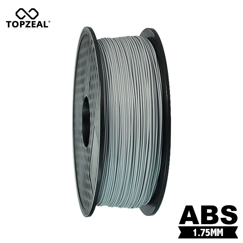 Нить для 3d принтера TOPZEAL ABS 1,75 мм 1 кг 3D пластиковая нить ABS материал для 3d принтера серый цвет 1,75 мм нить