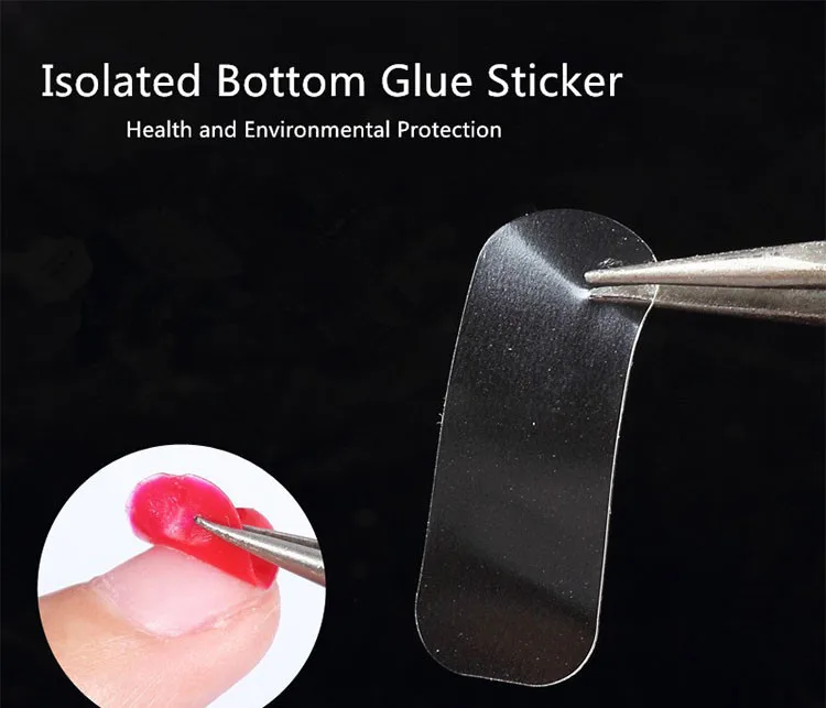 

20Pcs/Sheet Nail Guard Glue Isolated Bottom Glue Sticker Cosmetics For UV Gel Polish Fast Peel Off Removal Rated 4 New Hot