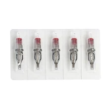 EZ Revolution картридж татуировки иглы Изогнутые Magnum#08 0,25 мм для картриджа машины и ручки 5 шт./лот