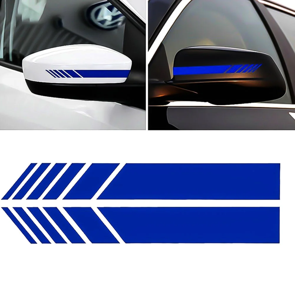 

2Pcs/Lot Car Styling Auto SUV Vinyl Graphic Car Sticker Rearview Mirror Side Decal Stripe DIY Car Body Decals