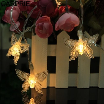 

CARPRIE Star 10LED Yellow Christmas Garland Copper Wire LED String Lamp Fairy lights For Indoor New Year Xmas Wedding Decoration