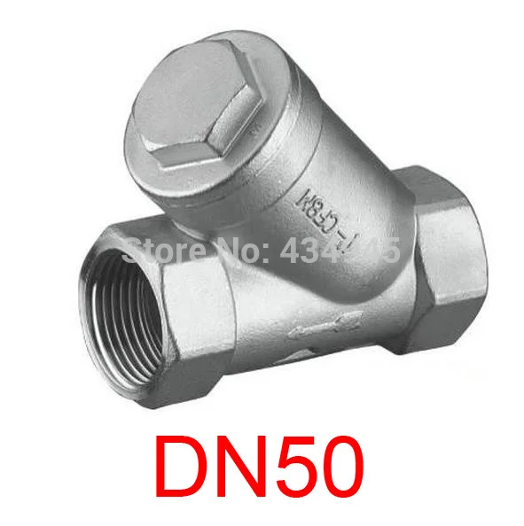 Фильтр DN50 ss304 2 ''Y-образное ситечко из нержавеющей стали Обратный Тип клапана
