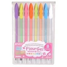 8 цветов/набор хайтлайтер сладкие конфеты цвета мука гелевая ручка DIY поздравительные открытки маркер ручка офисные школьные маркеры акварельные ручки