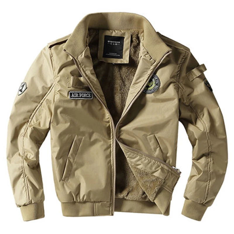 Куртка-бомбер Ma1 Air Force Pilot, повседневная, Новое поступление, Военный стиль, мужская, толстая, флисовая, Вельветовая, зимняя, мужская, зеленый, синий, хаки