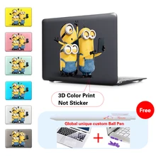 Minions nehmen fotoeinsatz schwarz mode drucken hülle für apple macbook Pro Retina 13 15 Neue Mac Book Air 11 12 13,3 Zoll