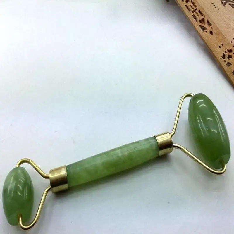 

1PCS Natural Facial Beauty Massage Tool Jade Roller Face Thin massager Relaxation Tool Drop ship jade roller skin care 1.24