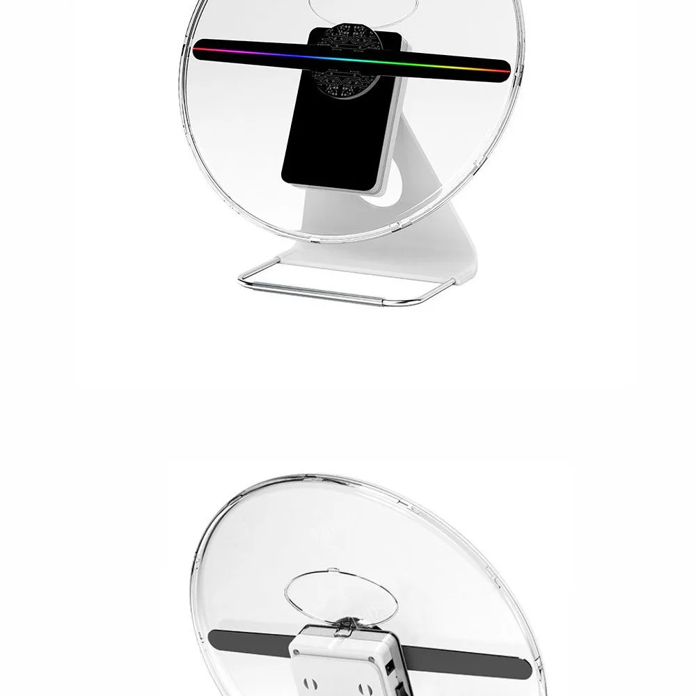 TBDSZ 30 см 3D реклама голограмма вентилятор для проектора светильник дисплей голографическая перезаряжаемая видео голограмма 16 Гб 256 светодиодный светильник бусины