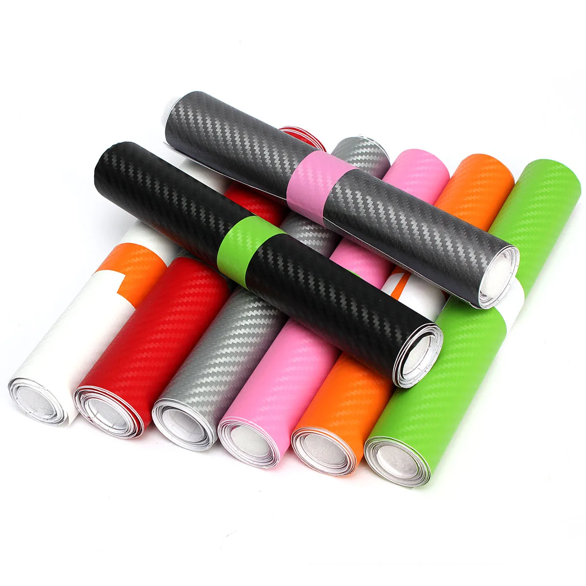 200x20cm DIY 3D Carbon Fiber Vinyl Wrap Roll Film Sticker Car home