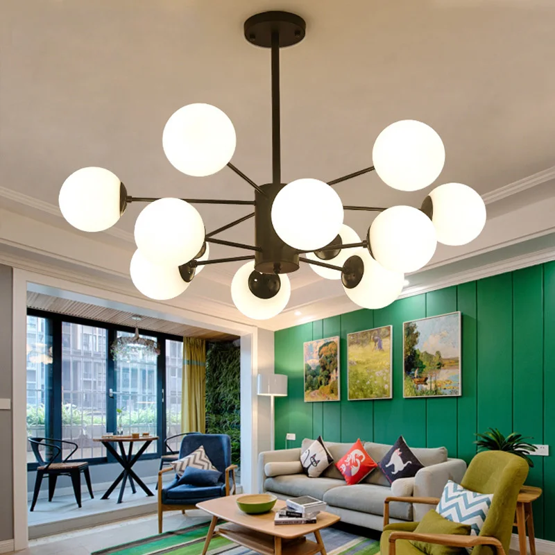 Люстра подвесная в стиле арт деко золотистая черная белая|pendant lights|lamps pendant