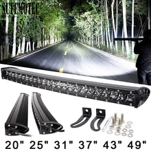 3D 120W 150W 180W 240W Super font b Slim b font Single Row Curved Led Light