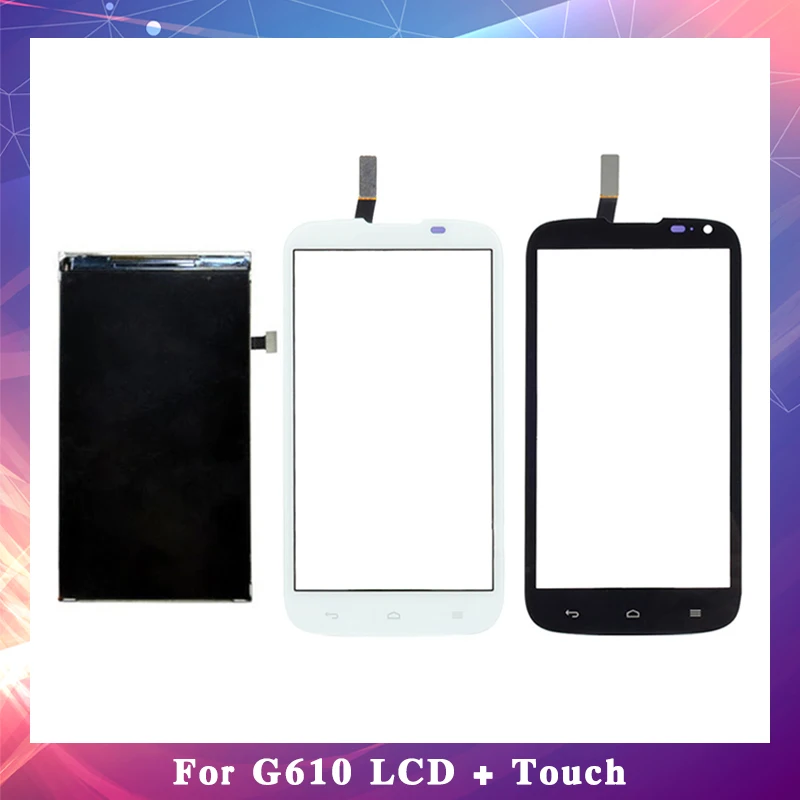 

5.0'' For Huawei Ascend G610 Lcd Display With Touch Screen Digitizer Sensor High Quality