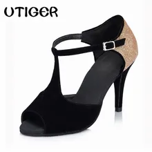 Г. Женские латинский бальный танец обувь Сальса сандалии женские высокие каблуки 5 см, 6 см, 7 см, 8 см, 8,5 см Самба Танго Современная танцевальная обувь