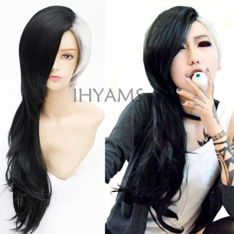 

Tokyo Ghoul Uta Anime Black and White Cosplay Hair Wig + Wig Cap