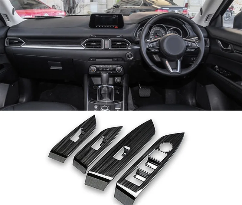 Для правого руля Mazda CX 5 CX5 RHD 2017 2019 кнопки для подъема двери и окна крышка