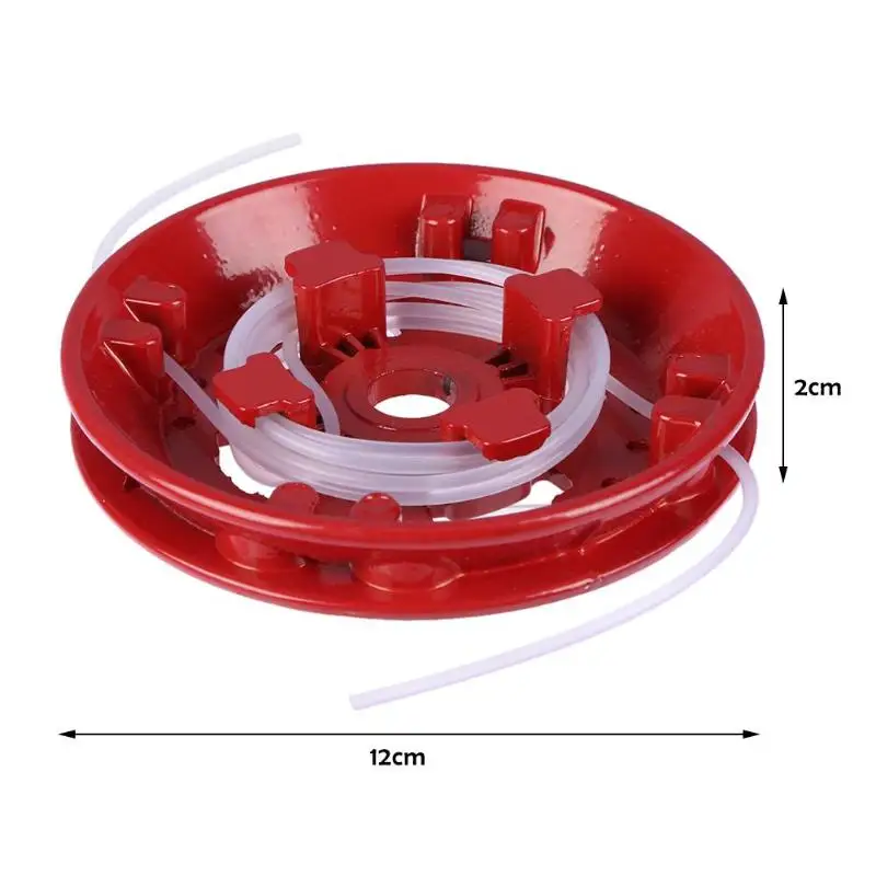 Фиксированная линия, алюминиевый, устойчивый к ржавчине триммер, головка, леска, пила, щетка для травы, домашний сад, газонокосилка, резак, аксессуары, Прямая поставка