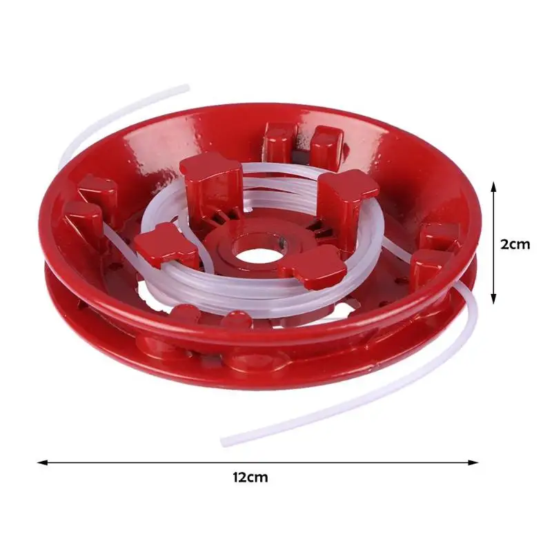 Fixed Line Aluminum Rustproof Grass Trimmer Head Line String Saw Grass Brush Home Garden Lawn Mower Cutter Accessories Dropship