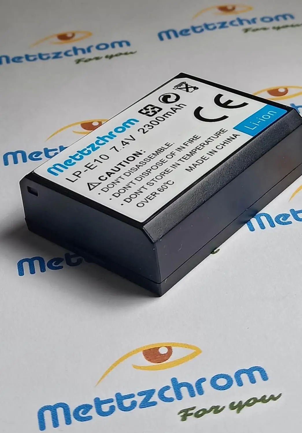 Mettzchrom LP-E10 Батарея LPE10 2300 мА/ч, Батарея для Canon Поцелуй X50 EOS 1100D 1200D 1300D Rebel T3