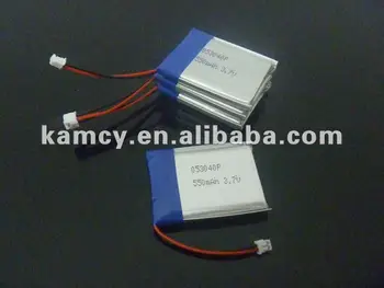 

053040P Lipo battery 3.7V 550mAh