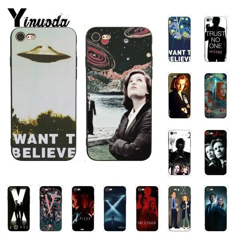 

Yinuoda X-files I want to believe TPU Soft Silicone Phone Case Cover for iPhone 8 7 6 6S 6Plus X XS MAX 5 5S SE XR 10 Cover