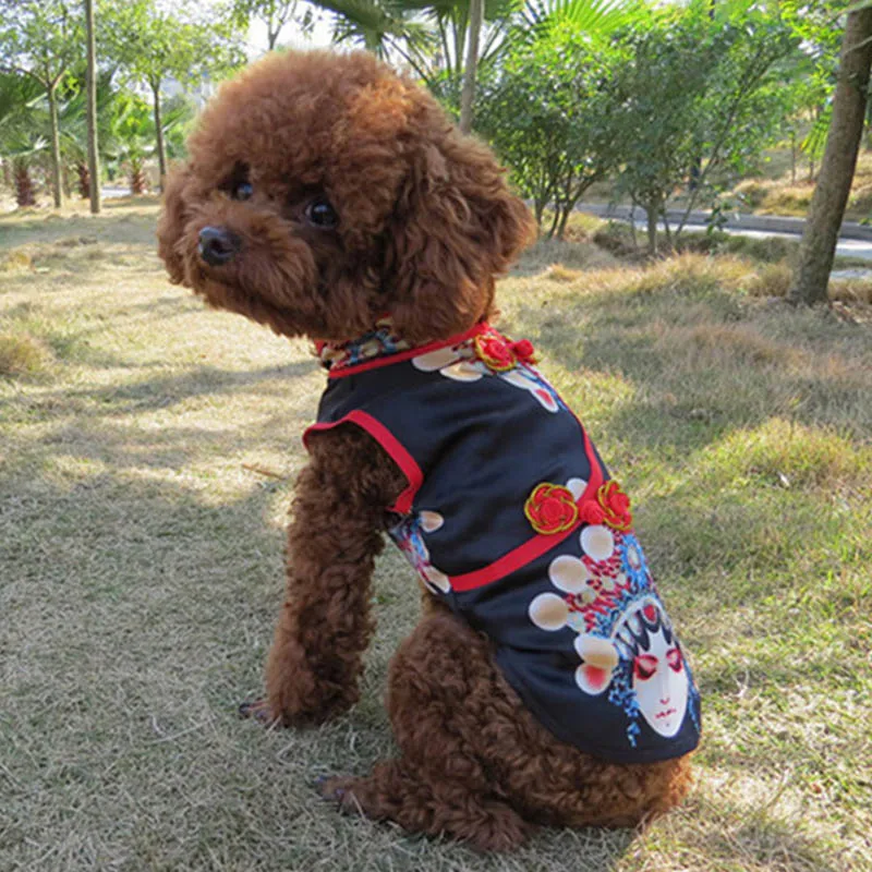 Платье для собак, одежда для собак, Cheongsam, платье для кошек, тюлевые платья для собак, маленькие собачки чихуахуа, мопс, одежда для домашних животных, Disfraz Perro