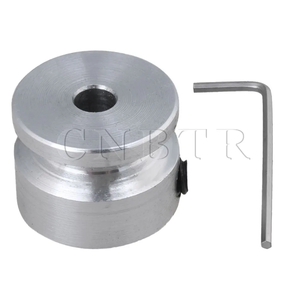 

CNBTR Silver Aluminum Single Groove Fixed Bore Pulley for 3MM Belt