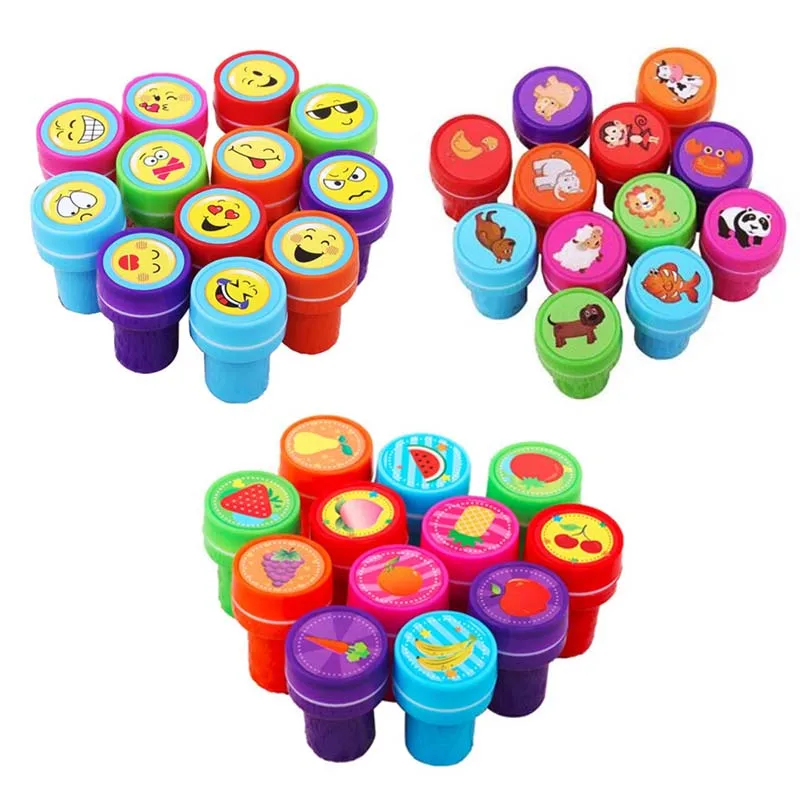 36PCS Cute Baby Drawing Toy Stamps for Scrapbooking Embellishments Kids