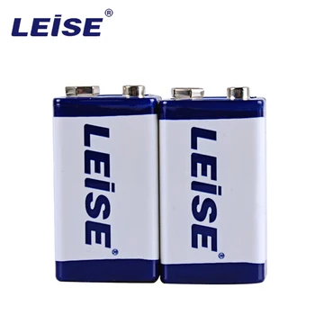 

LEISE 2PCS 9V 280mAh NI-MH rechargeable battery safe and environmental battery quick charge for multimeter/somke detector