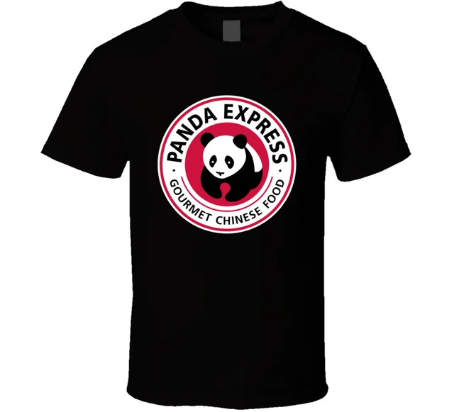 Panda Express Gourmet Chinese Fast Food Restaurant Logo Men S T Panda Express Gourmet Chinese Fast Food Restaurant Logo Men S T Shirt Black Print Casual