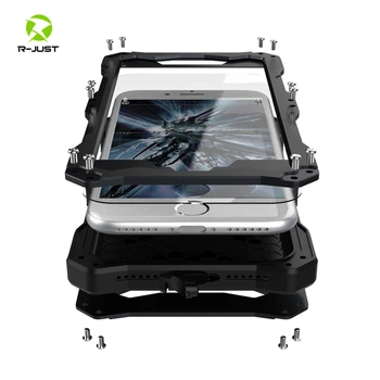 

Gundam Aluminum Metal Frame Case for iphone 5 SE 5S 6 6S 7 8 Plus Waterproof Shockproof Dirt-proof Armor Sealed Protective Cover