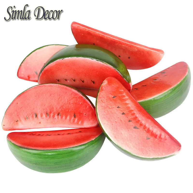 7pcs Lifelike Decorative Watermelon Slice Simulation Home House Party