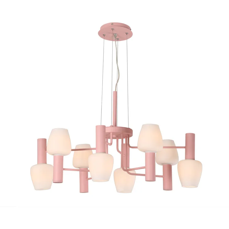 

Modern Chandelier Colorful Princess Room 3 6 8 Head Suspension Lamp Girl Boy Bedroom For Hotel Hall Study Home Chandelier No131