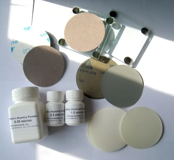 The electrode material polishing alumina polishing powder polishing