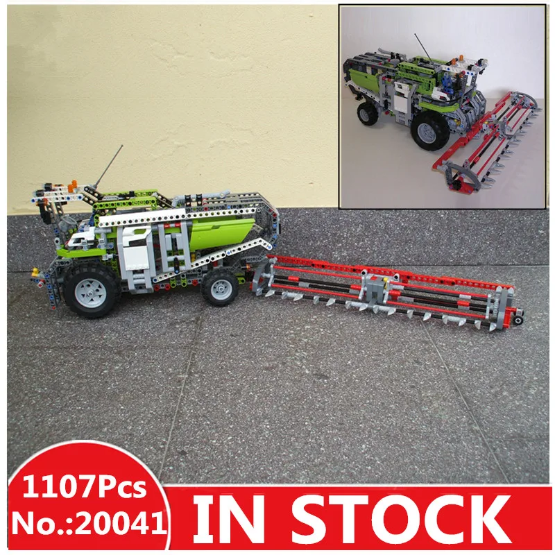 

IN STOCK H&HXY 20041 1107Pcs Genuine Technic Series The Combine Harvester Set 8274 Building Blocks Bricks Toys Lepin Model