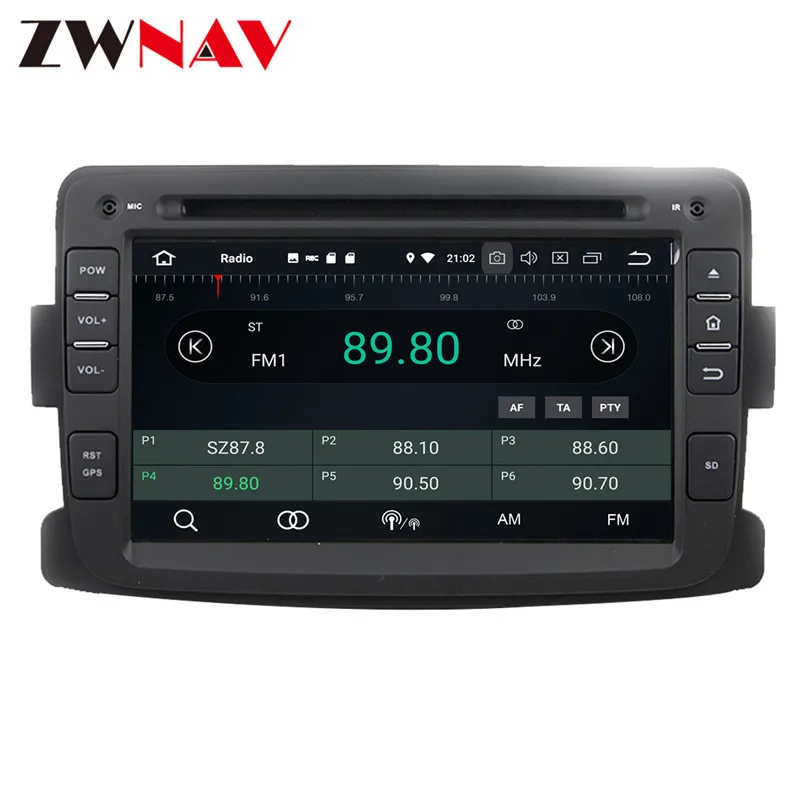 Clearance Android 9 4+32G Car DVD Player GPS navigation For Renault Duster 2012 2013 head unit multimedia player tape recorder 4