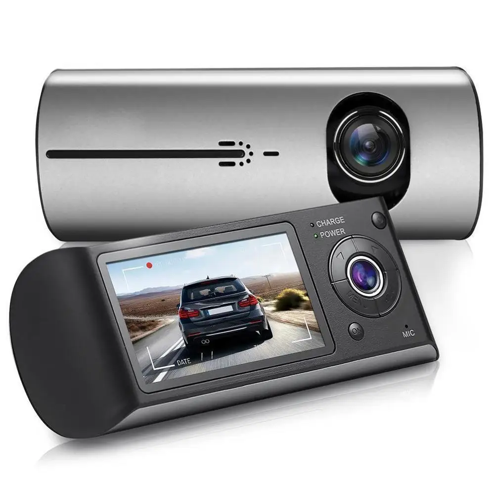 

Car DVR with GPS G-Sensor CamcorderCar DVR Dual Lens R300 Dash Cam 2.7" GPS Camera 140 Degree Video Recorder