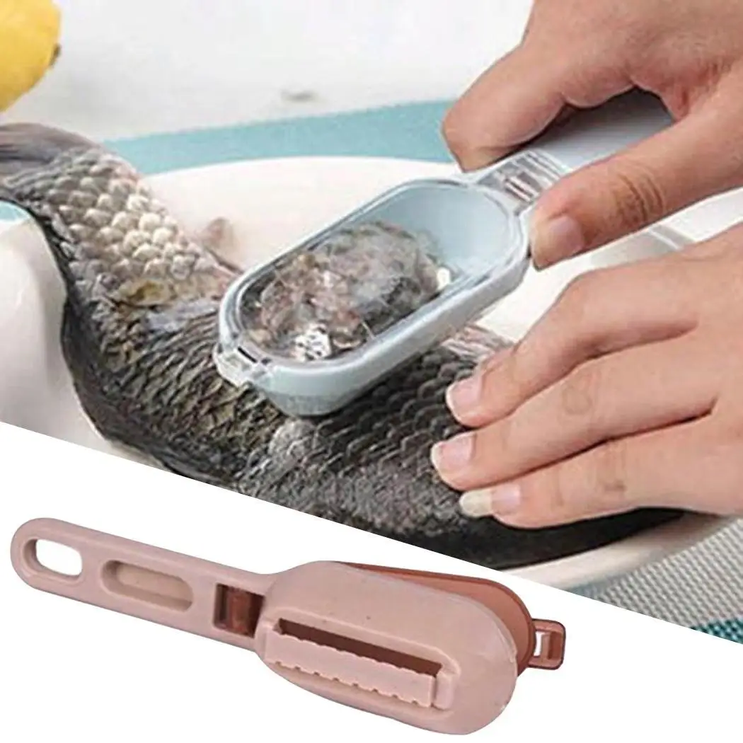 Рыба терка как выглядит Scale Kitchen Fish Durable Random Fish Tool Scale Cover With Grater Remove Fast 