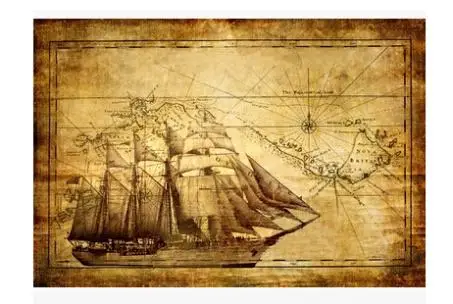 Nice New Middle Ages Ship Retro Classic Vintage Movie Poster and print for wall 50x75cm Free Shipping Wall Sticker KO/376260 | Дом и сад