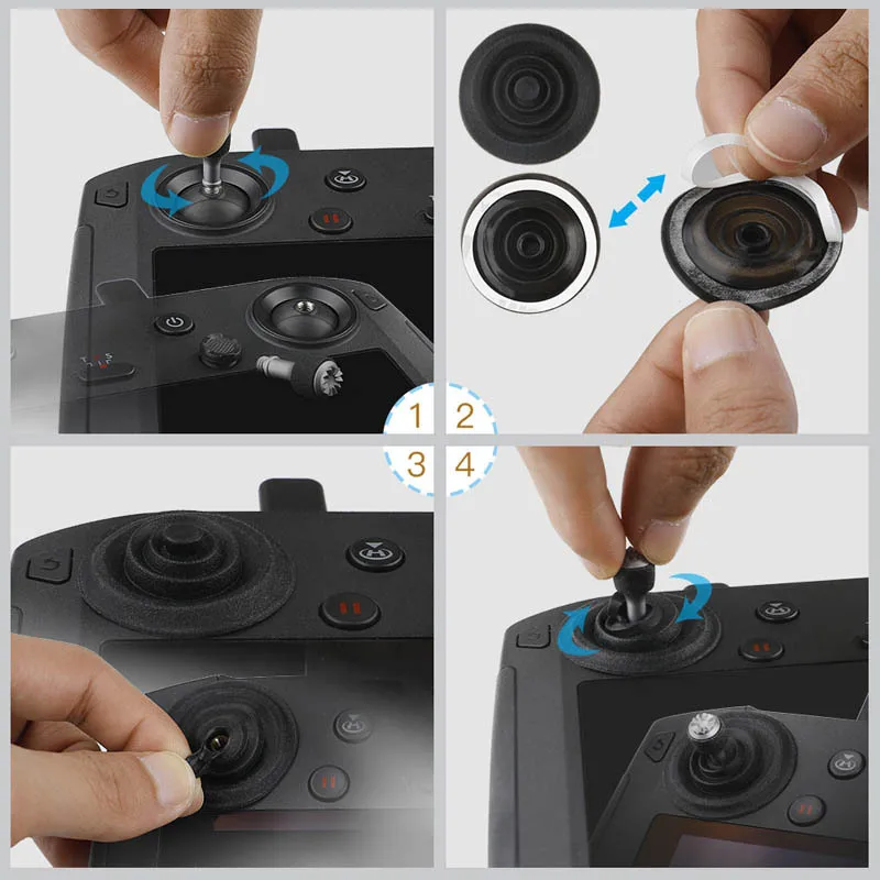 mavic 2 Smart remote control with screen Thumb rocker Dust Proof Protective cover For DJI mavic 2 pro zoom Drone Accessories 1 (9)