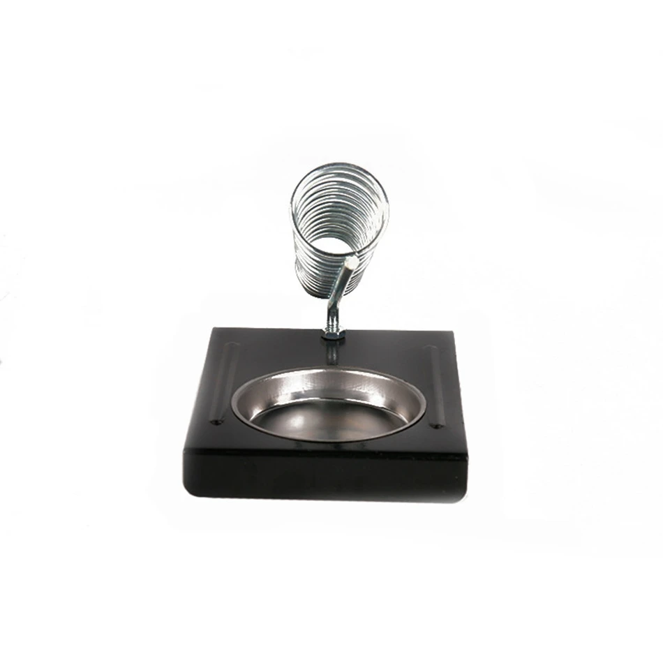 E-012 Soldering Iron Support Stand Holder Base Metal Rectangle Solder Support Station Soldering Iron Safety Protecting Base