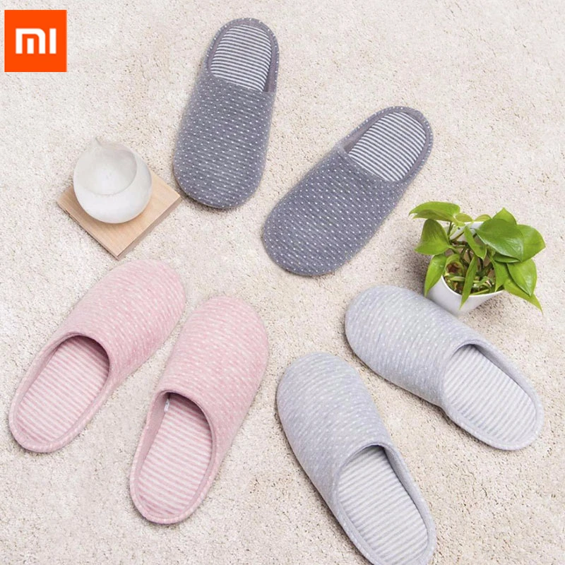 

New Xiaomi Mijia Anti-bacterial Cotton Home Slippers Shoes for Autumn and Winter Odor-Resistant Anti-slid for Mi Indoor Slippers