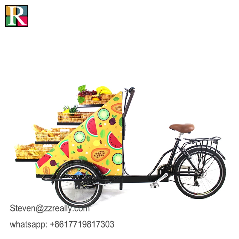 loading tricycle rickshaw