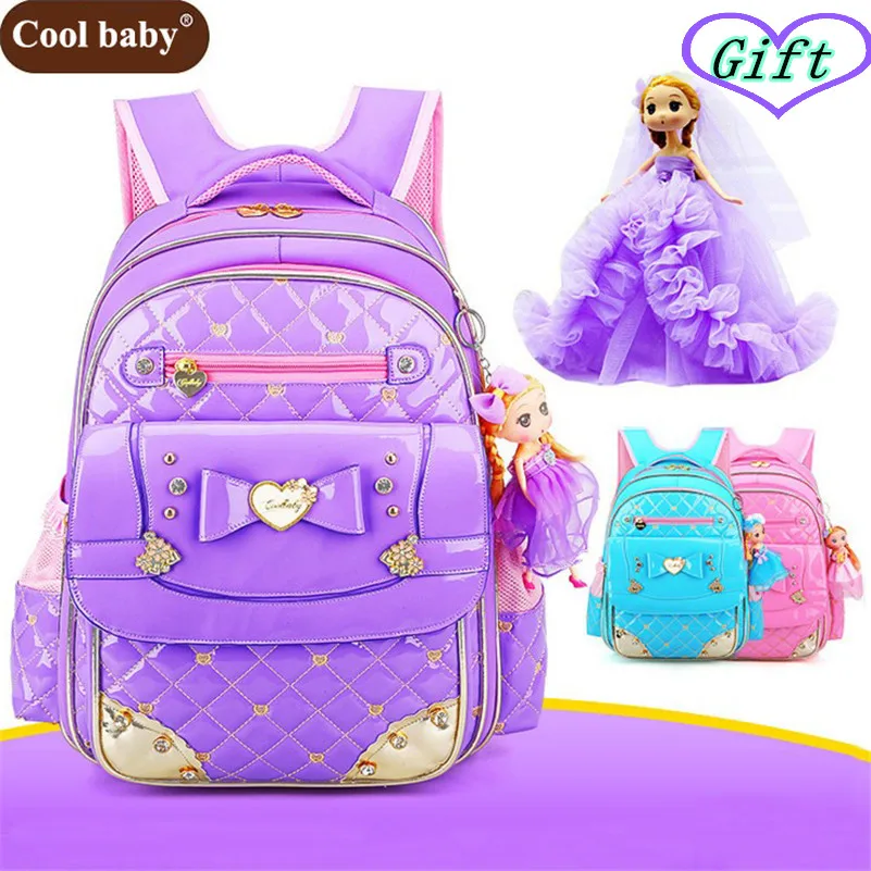 Школьные сумки Coolbaby для девочек сумка из искусственной кожи 2019 корейские детские