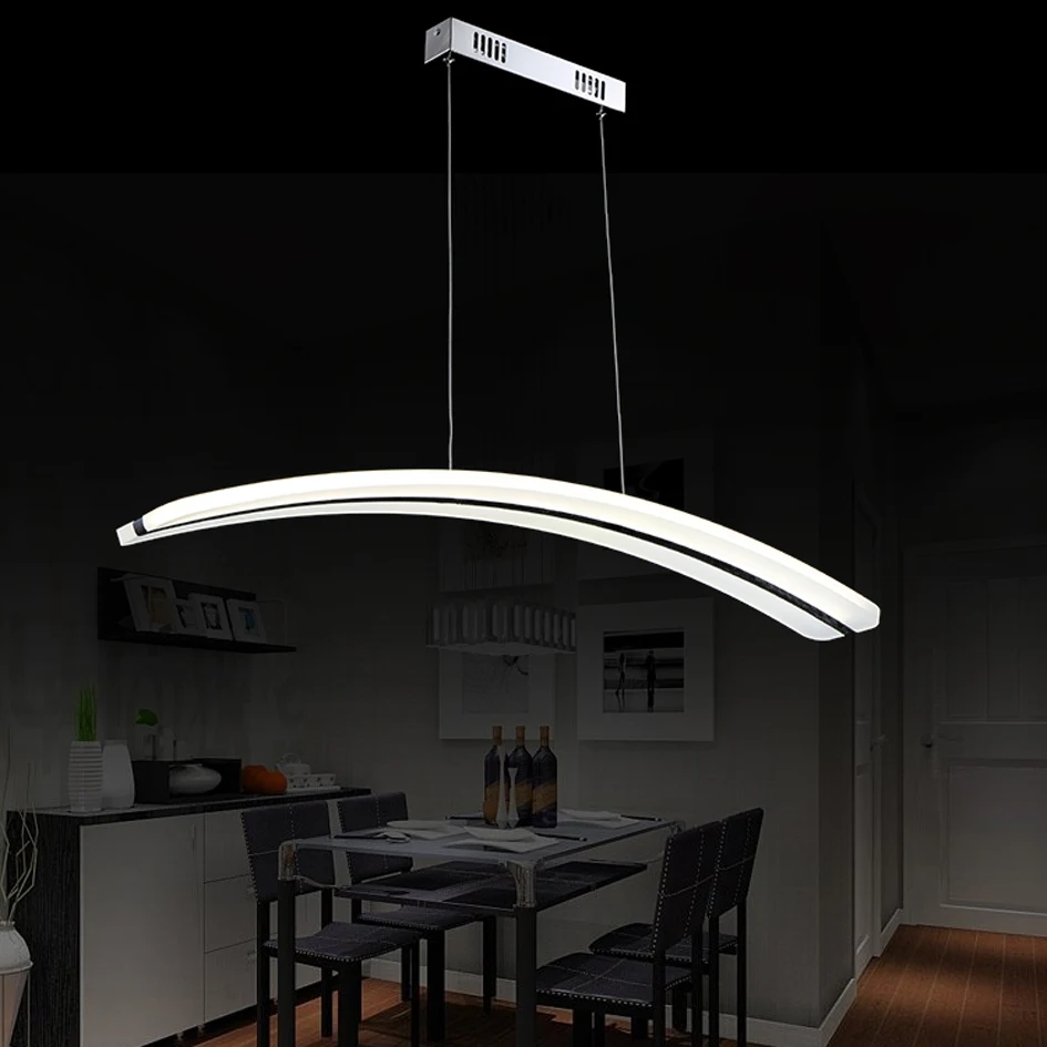 

Modern Led Pendant Light 40W 90-265V Acrylic Light Pendant for Dinning Room Study Room Loft Pendant Lights