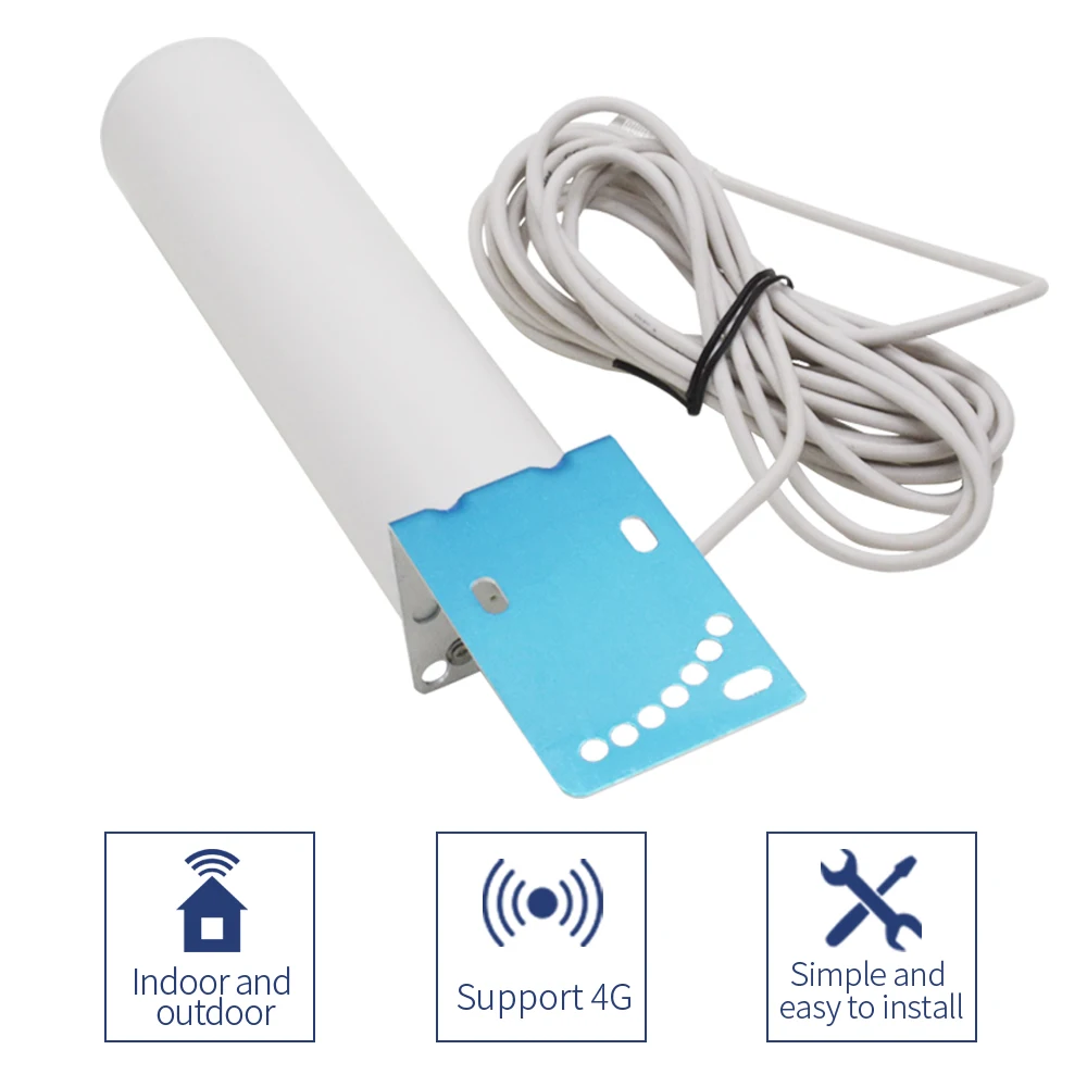 Антенна 4g Lte 12dbi 2G 3g 900 1800 2100 GSM антенна на DCS Ретранслятор внешняя интернеля 5 м