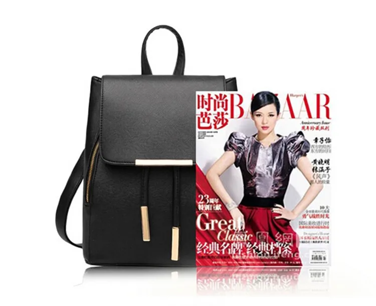 cool everyday backpacks DIDA BEAR Women Backpack High Quality PU Leather Mochila Escolar School Bags For Teenagers Girls Leisure Backpacks Candy Color stylish backpacks for travel