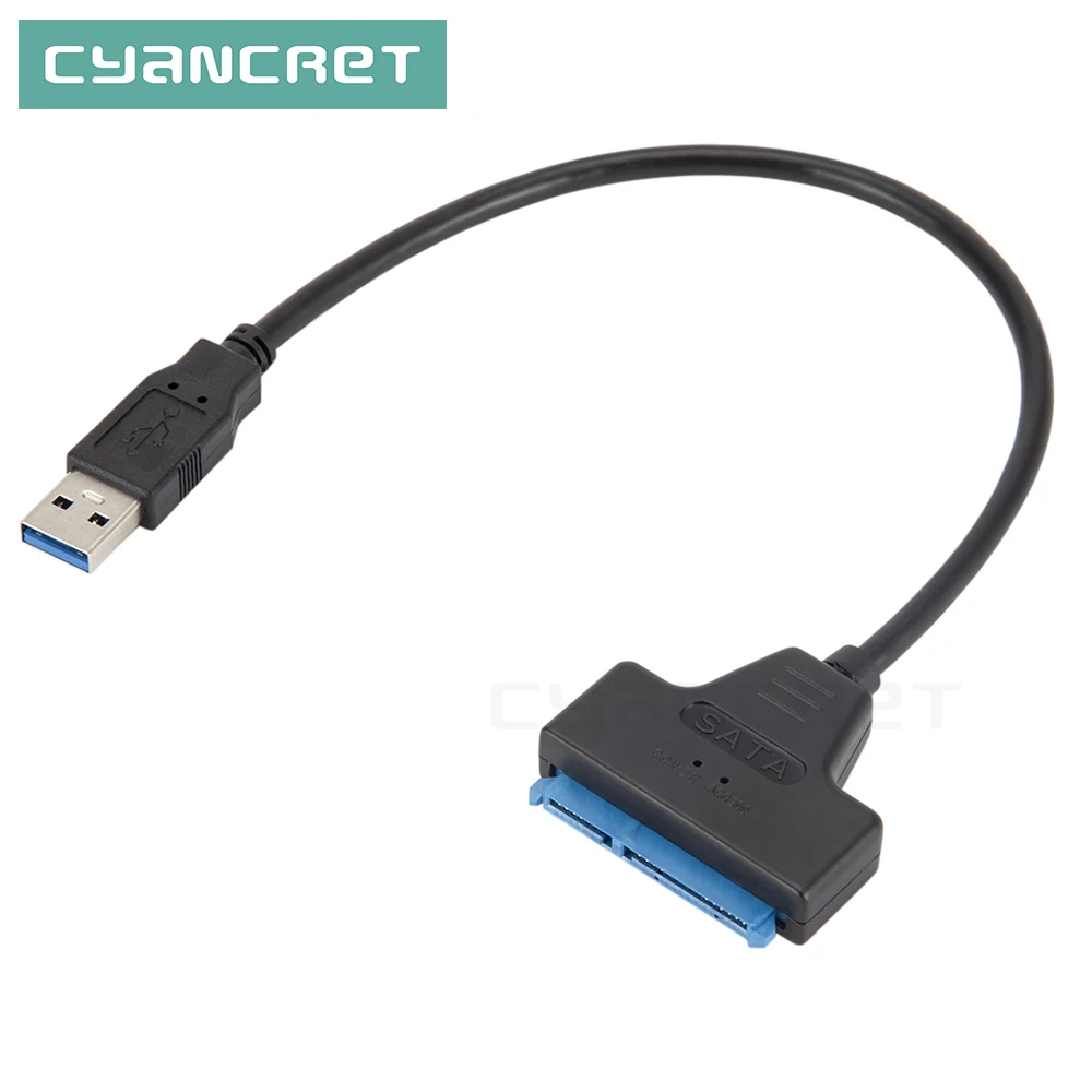 

USB 3.0 to SATA adapter Cable High-speed Transmission Support External 2.5 / 1.8 HDD Disk and SSD Compatible with USB 2.0