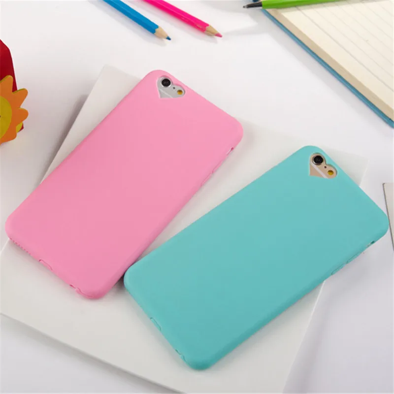 

Solid Candy Color Matte Skin Case for iPhone 6S 7 TPU Rubber Soft Back Cover for iPhone 6 6S 7 Plus 5 5S SE Silicone Case Capas