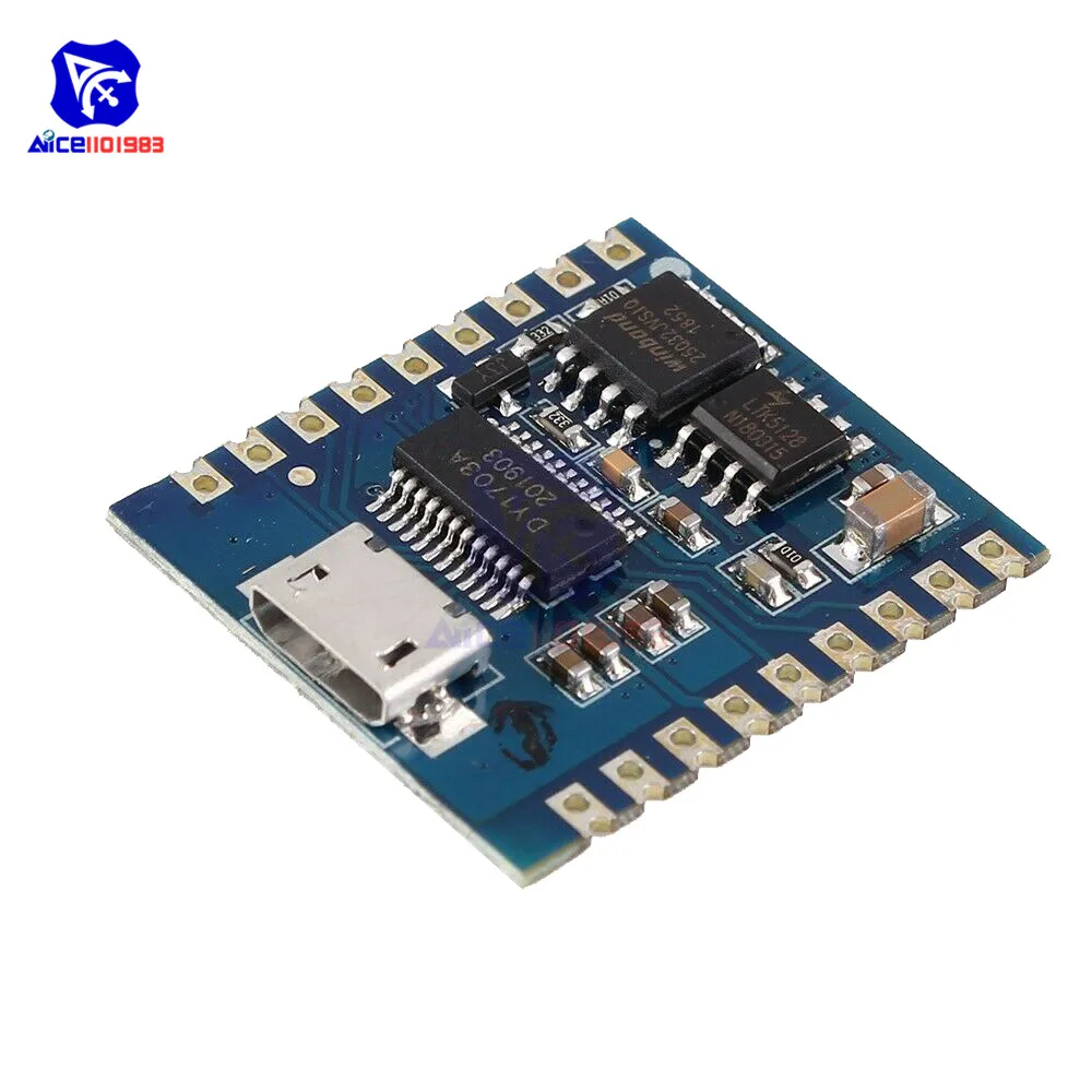 

diymore DY-SV17F Audio Module Mini MP3 Player 8Bit IO UART Trigger Micro USB Download 4MBytes Flash Voice Module